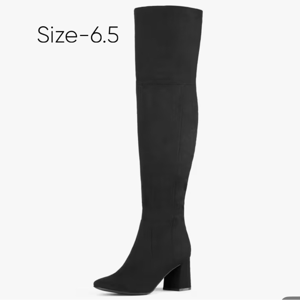Elegant Black Over-the-Knee Boots